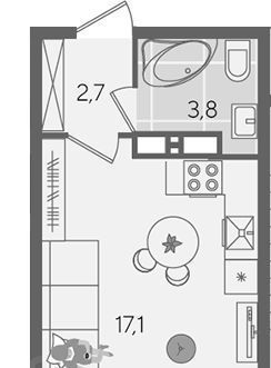 квартира г Краснодар р-н Карасунский ул Новороссийская 88 фото 1