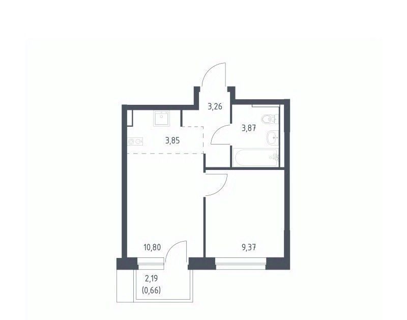 квартира г Москва п Кокошкино д Санино ЖК Новое Внуково Кокошкино, к 30 фото 1