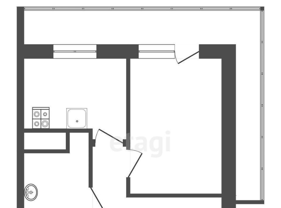 квартира г Обнинск ул Кутузова 23 фото 26