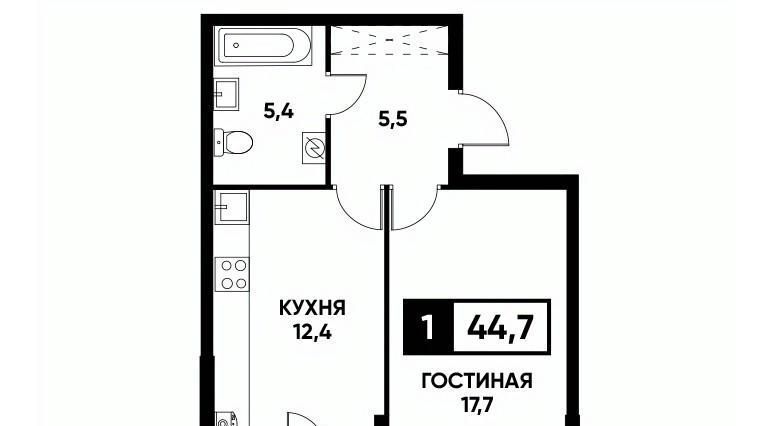 квартира г Ставрополь р-н Промышленный ул Тухачевского 33 фото 1