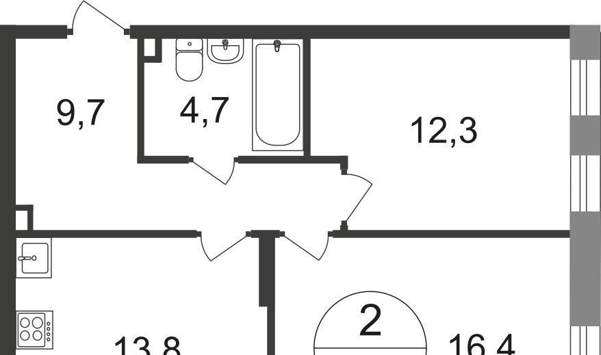 квартира г Москва п Внуковское метро Говорово Переделкино Ближнее мкр, 17-й кв-л, к 1 фото 1