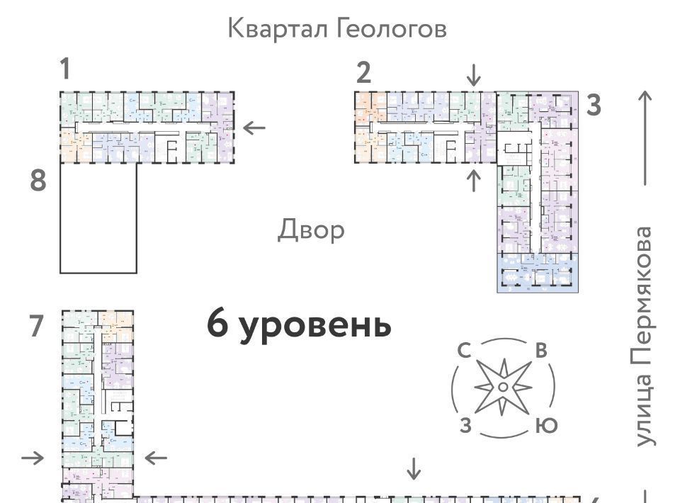 квартира г Тюмень р-н Ленинский ул 50 лет Октября 63г фото 2