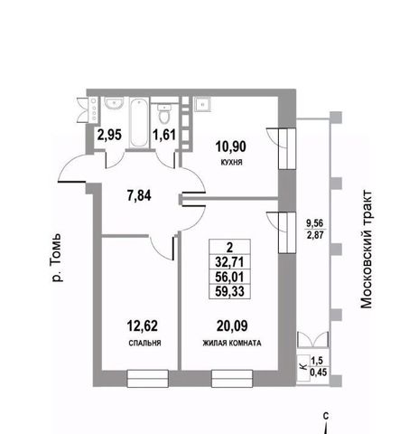 г Томск р-н Кировский тракт Московский 109б/2 фото