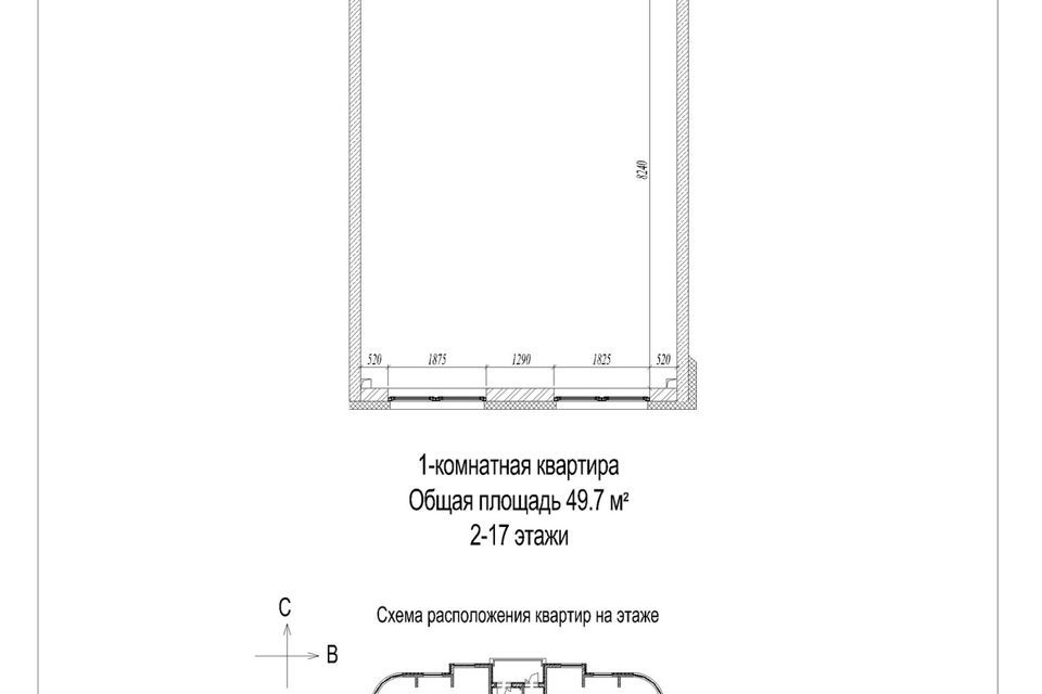 квартира г Кемерово пр-кт Октябрьский 32ак/1 Кемеровский городской округ фото 3