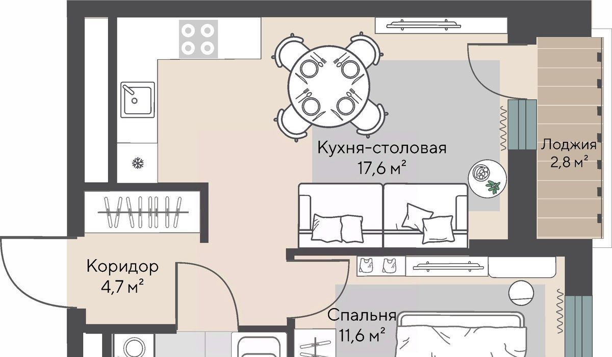 квартира г Екатеринбург Эльмаш ЖК Изумрудный Бор Проспект Космонавтов, жилрайон фото 2