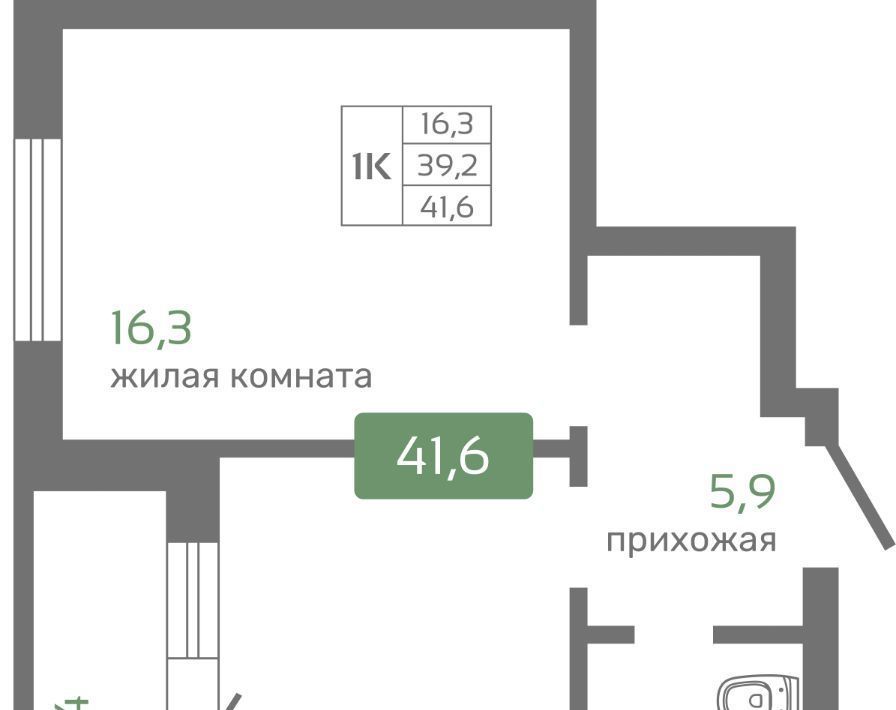 квартира г Красноярск р-н Октябрьский Мясокомбинат фото 1