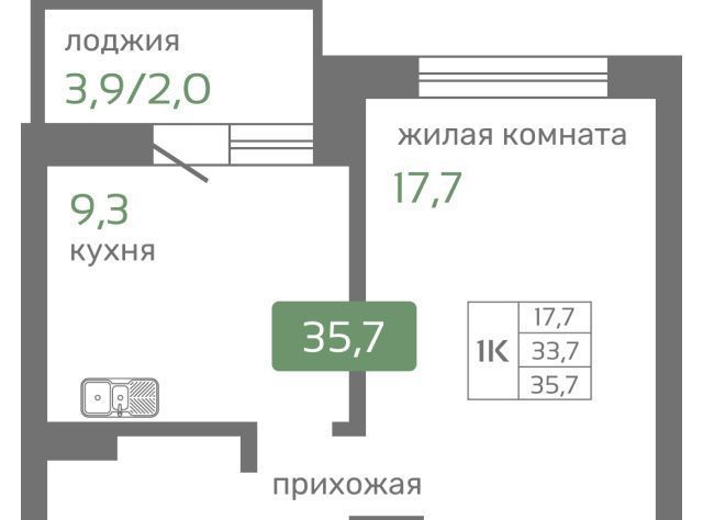 квартира г Красноярск р-н Октябрьский ул Норильская с 2 фото 1