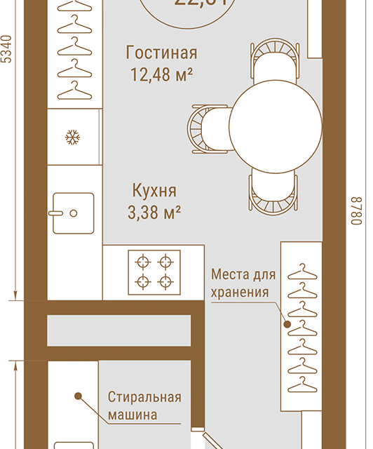 квартира г Уфа пр-кт Октября 75 городской округ Уфа фото 1