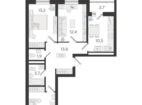 квартира г Екатеринбург Машиностроителей ул Учителей 33 фото 1