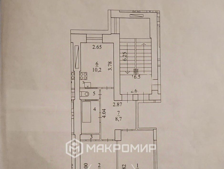 квартира г Архангельск Октябрьский наб Северной Двины 95 фото 6