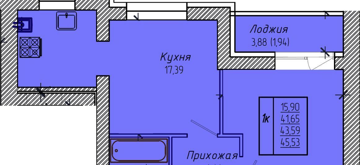 квартира г Иваново р-н Ленинский Юбилейный жилой комплекс фото 1