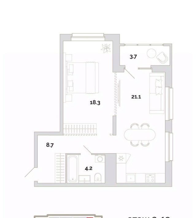 квартира г Пенза р-н Первомайский проезд Свердлова 2-й 4 фото 1