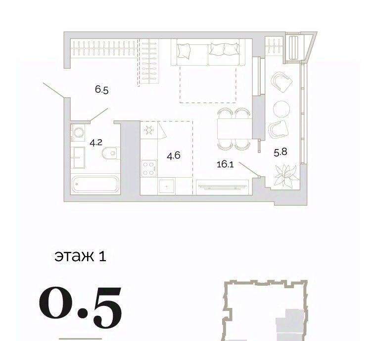 квартира г Пенза р-н Первомайский проезд Свердлова 2-й 4 фото 1