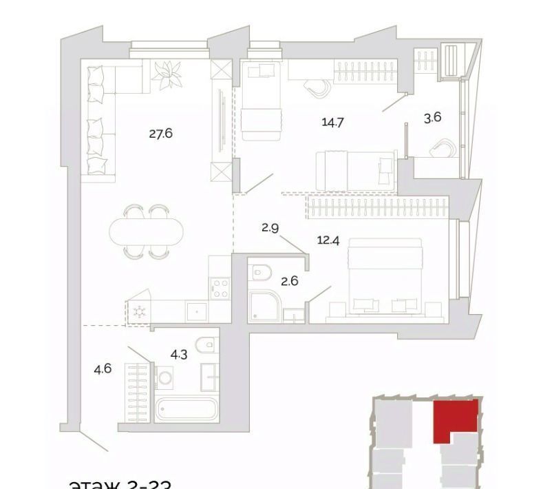 квартира г Пенза р-н Первомайский проезд Свердлова 2-й 4 фото 1