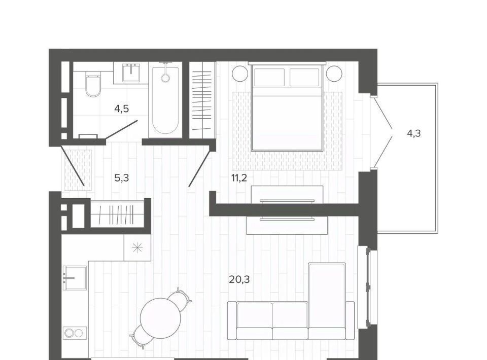 квартира г Барнаул р-н Центральный тракт Змеиногорский 35бк/3 фото 1