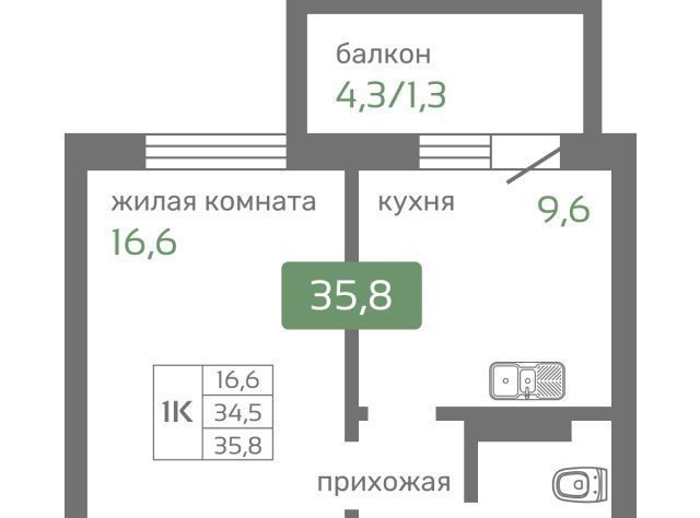 квартира г Красноярск р-н Октябрьский ул Норильская с 2 фото 1