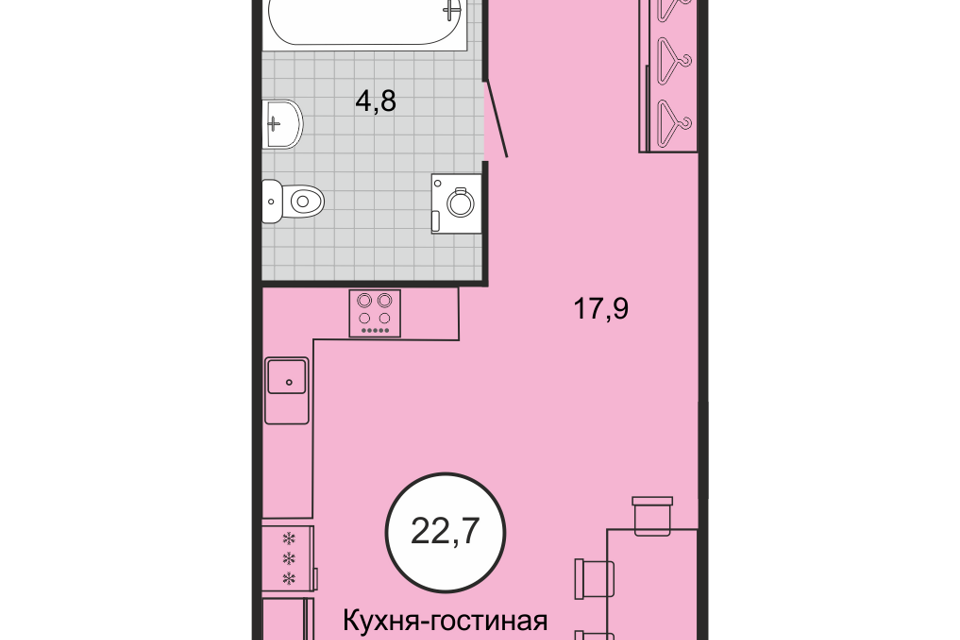 квартира р-н Шпаковский г Михайловск пер Князевский фото 1