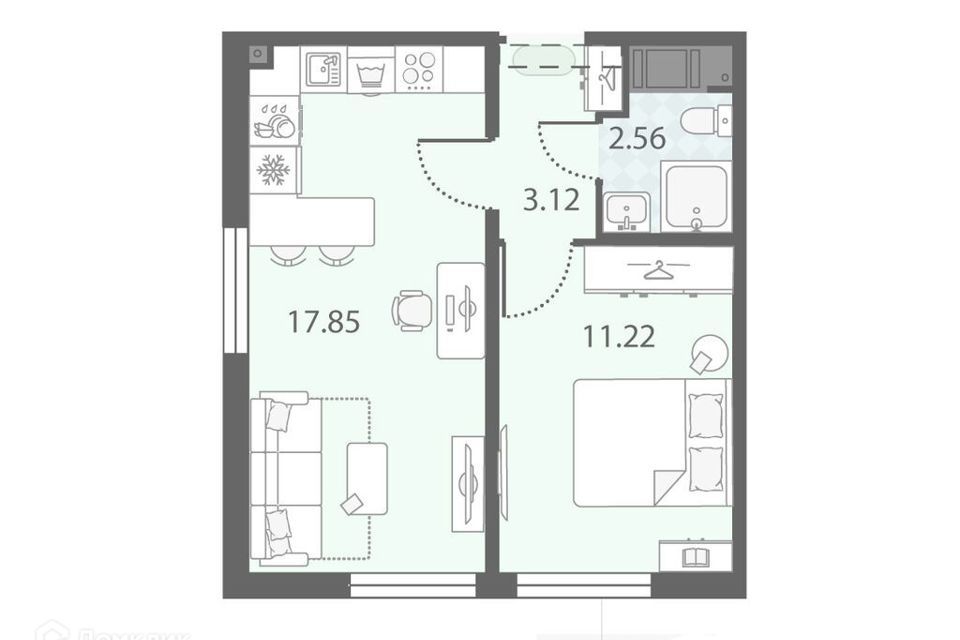 квартира г Санкт-Петербург ул Маршала Казакова 21 Красносельский район фото 1