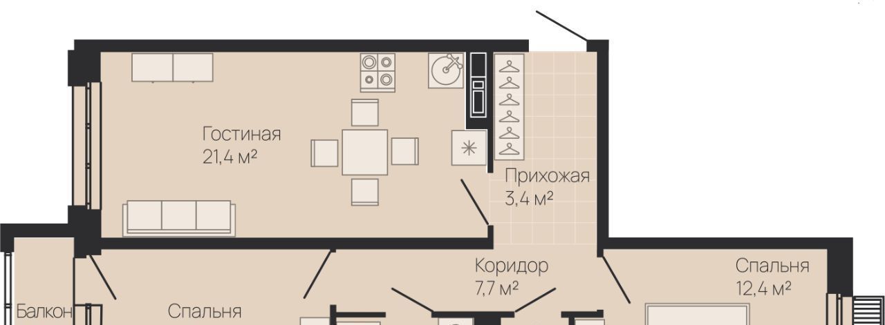 квартира г Нижний Новгород Горьковская Резиденция жилой комплекс фото 1