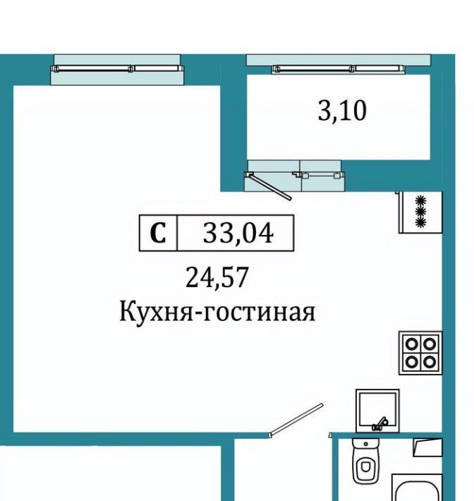 квартира р-н Всеволожский г Мурино ул Екатерининская 16/5 Девяткино фото 1