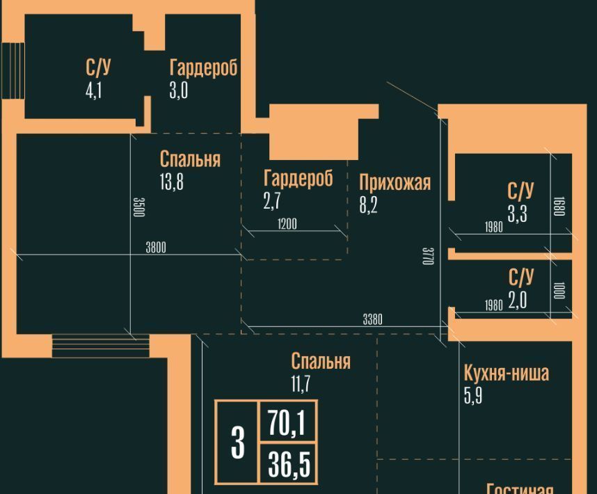 квартира г Барнаул р-н Центральный пр-кт Красноармейский 61б фото 1