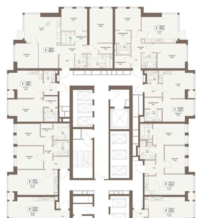 квартира г Москва метро Площадь Гагарина 5-й Донской проезд, вл 21к 6 фото 2