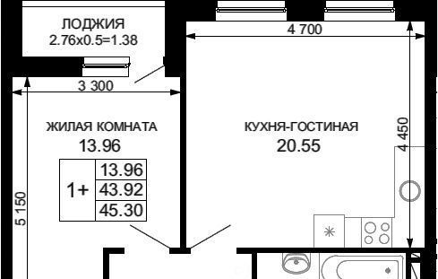 квартира г Краснодар р-н Прикубанский микрорайон Сады Калинина ул Средняя 30/7 фото 1