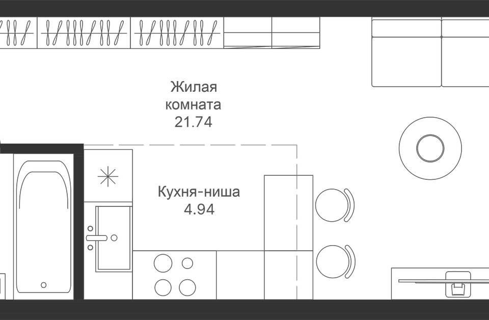 квартира г Казань городской округ Казань, жилой комплекс Мой Ритм фото 1