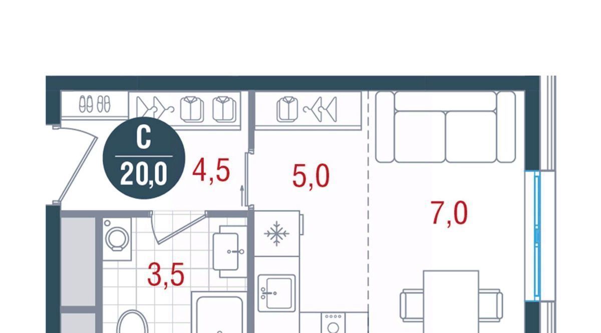 квартира г Москва метро Кантемировская ул Севанская 62с/2 фото 1