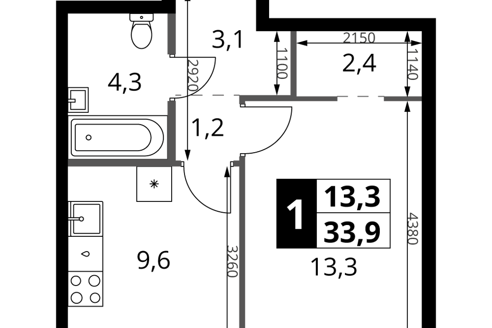 квартира г Москва проезд Проектируемый 727-й Новомосковский административный округ фото 1