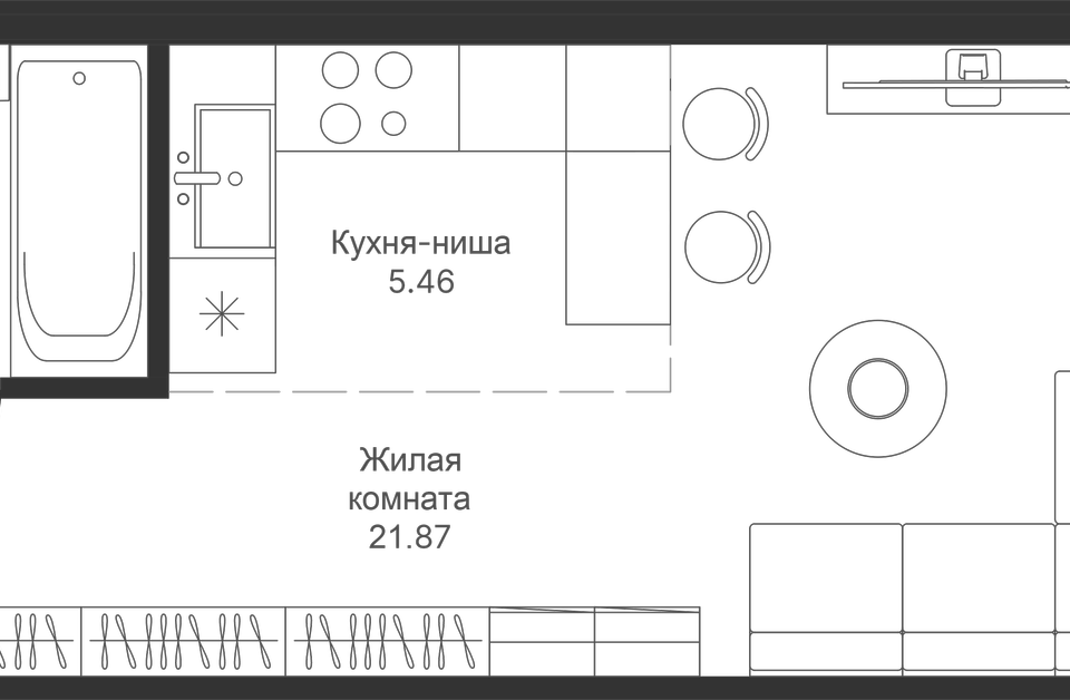 квартира г Казань городской округ Казань, жилой комплекс Мой Ритм фото 1