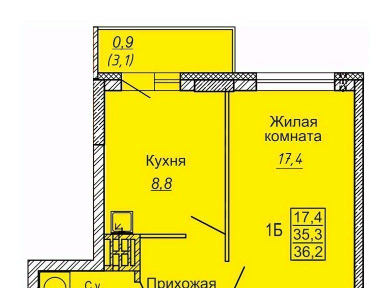 квартира г Новосибирск ЖК «Новые Матрёшки» Площадь Маркса фото 1