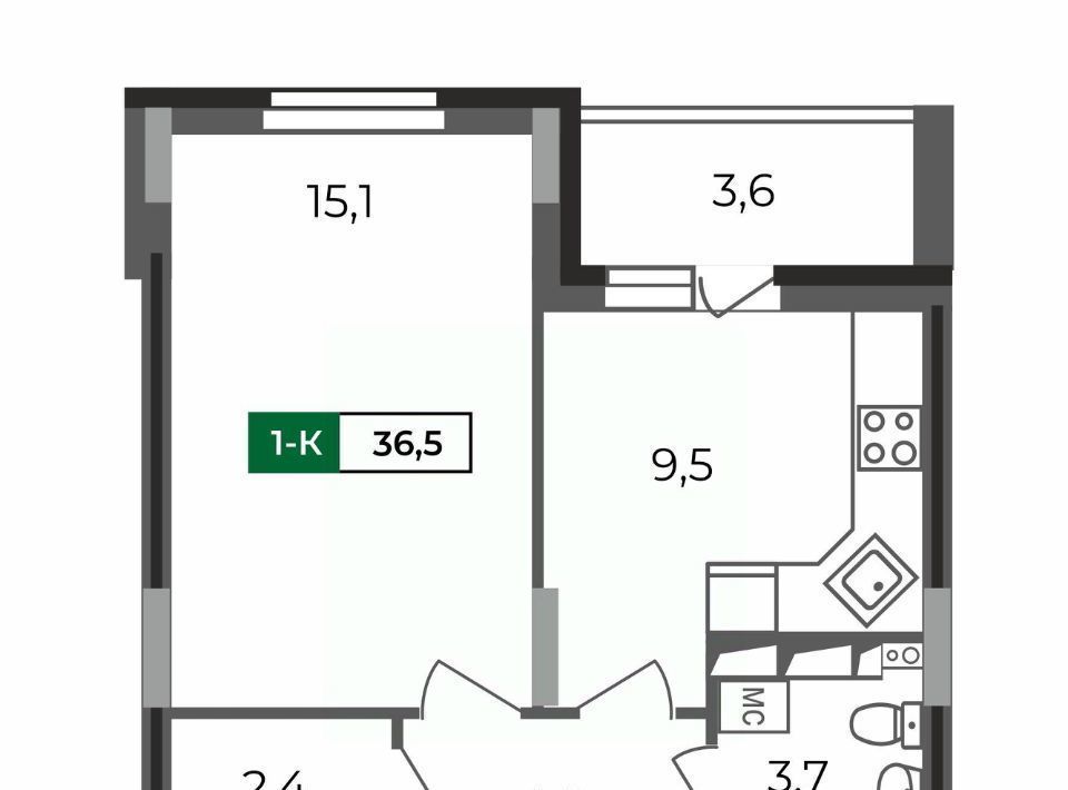 квартира г Владимир р-н Октябрьский б-р Сталинградский 5 фото 1