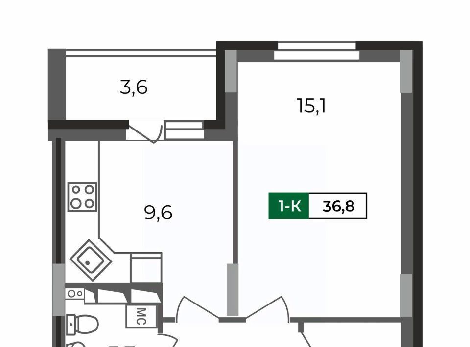 квартира г Владимир р-н Октябрьский б-р Сталинградский 5 фото 1