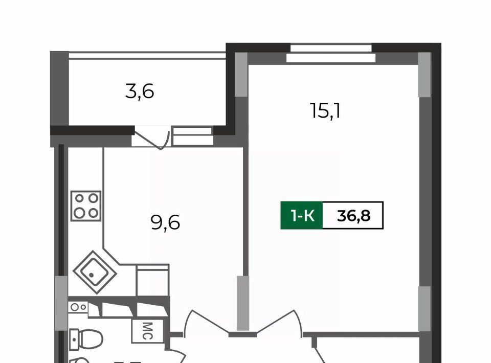 квартира г Владимир р-н Октябрьский б-р Сталинградский 5 фото 1