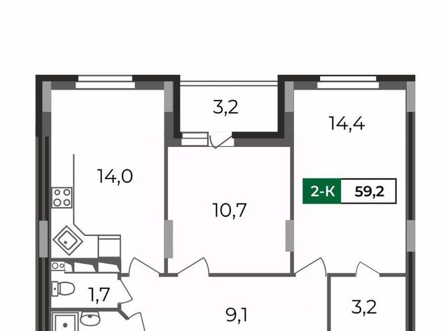 квартира г Владимир р-н Октябрьский б-р Сталинградский 5 фото