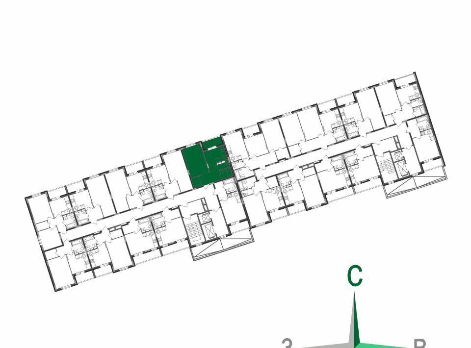 квартира г Владимир р-н Октябрьский б-р Сталинградский 5 фото 3