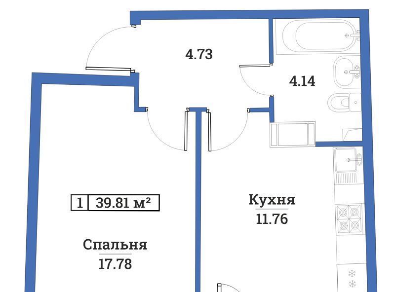 квартира р-н Всеволожский г Мурино пр-кт Авиаторов Балтики 25 Девяткино фото 1