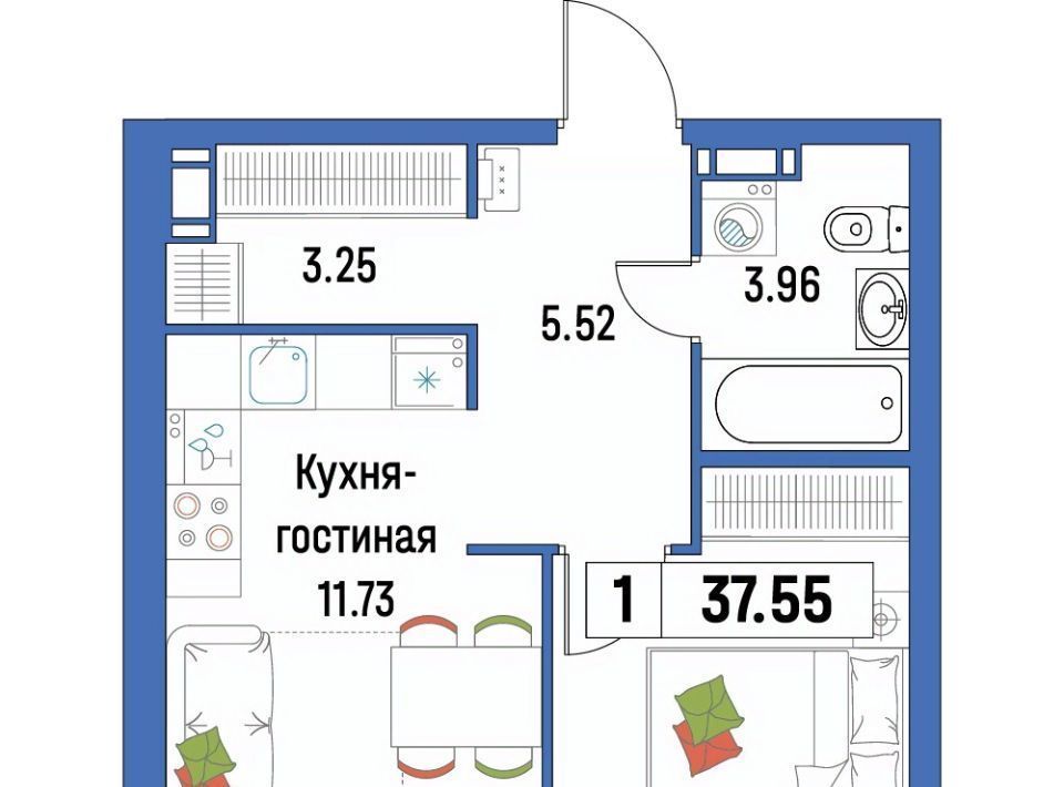 квартира р-н Всеволожский г Мурино Девяткино, Урбанист жилой комплекс фото 1