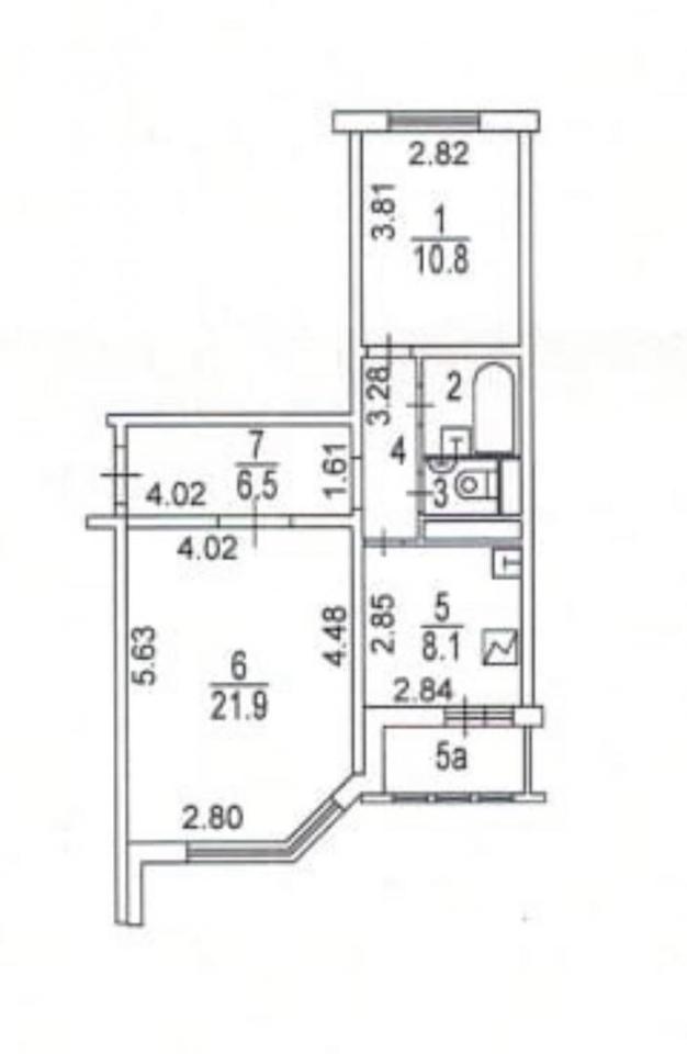 квартира г Москва метро Калужская ул Бутлерова 14к/1 фото 17