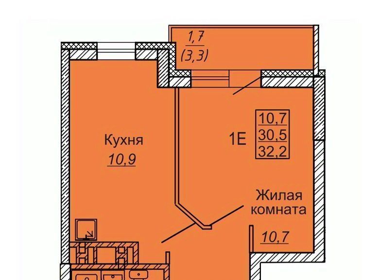 квартира г Новосибирск ЖК «Новые Матрёшки» Площадь Маркса фото 1