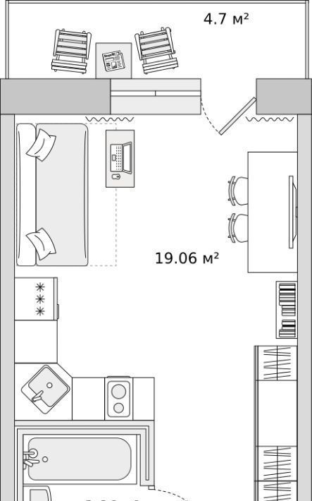 квартира р-н Всеволожский п Бугры ул Тихая 3к/2 Девяткино фото 1