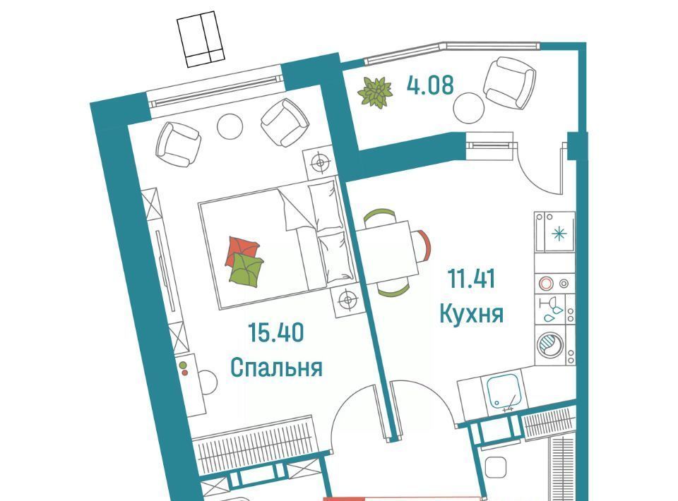 квартира р-н Всеволожский г Мурино ул Екатерининская 18/3 Девяткино фото 1