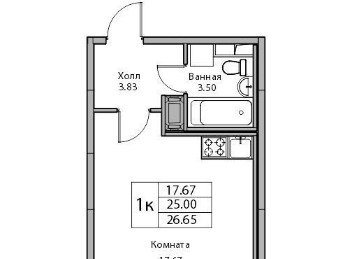 квартира г Санкт-Петербург ул Ивинская 5к/1 Беговая фото 1