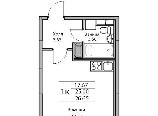 квартира г Санкт-Петербург ул Ивинская 5к/1 Беговая фото 1