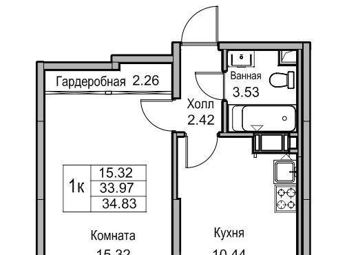 квартира г Санкт-Петербург ул Ивинская 13 Беговая фото 1