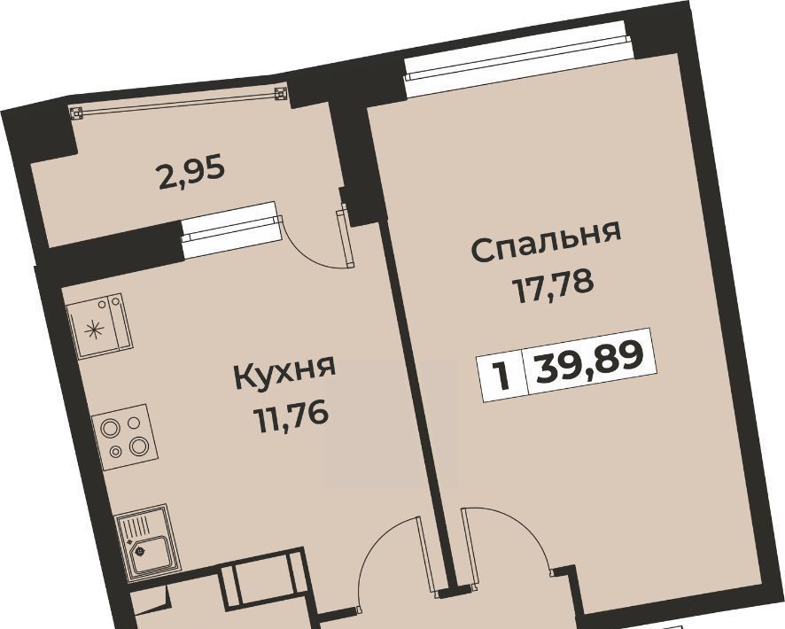 квартира р-н Всеволожский г Мурино пр-кт Авиаторов Балтики 29к/2 Девяткино фото 1