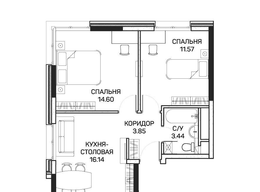 квартира г Москва метро Медведково ул Корнейчука 27 фото 1