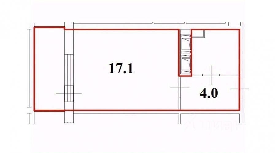 квартира г Кудрово Южное Кудрово пр-кт Европейский 8 Заневское городское поселение, Квартал «Лондон» фото 15