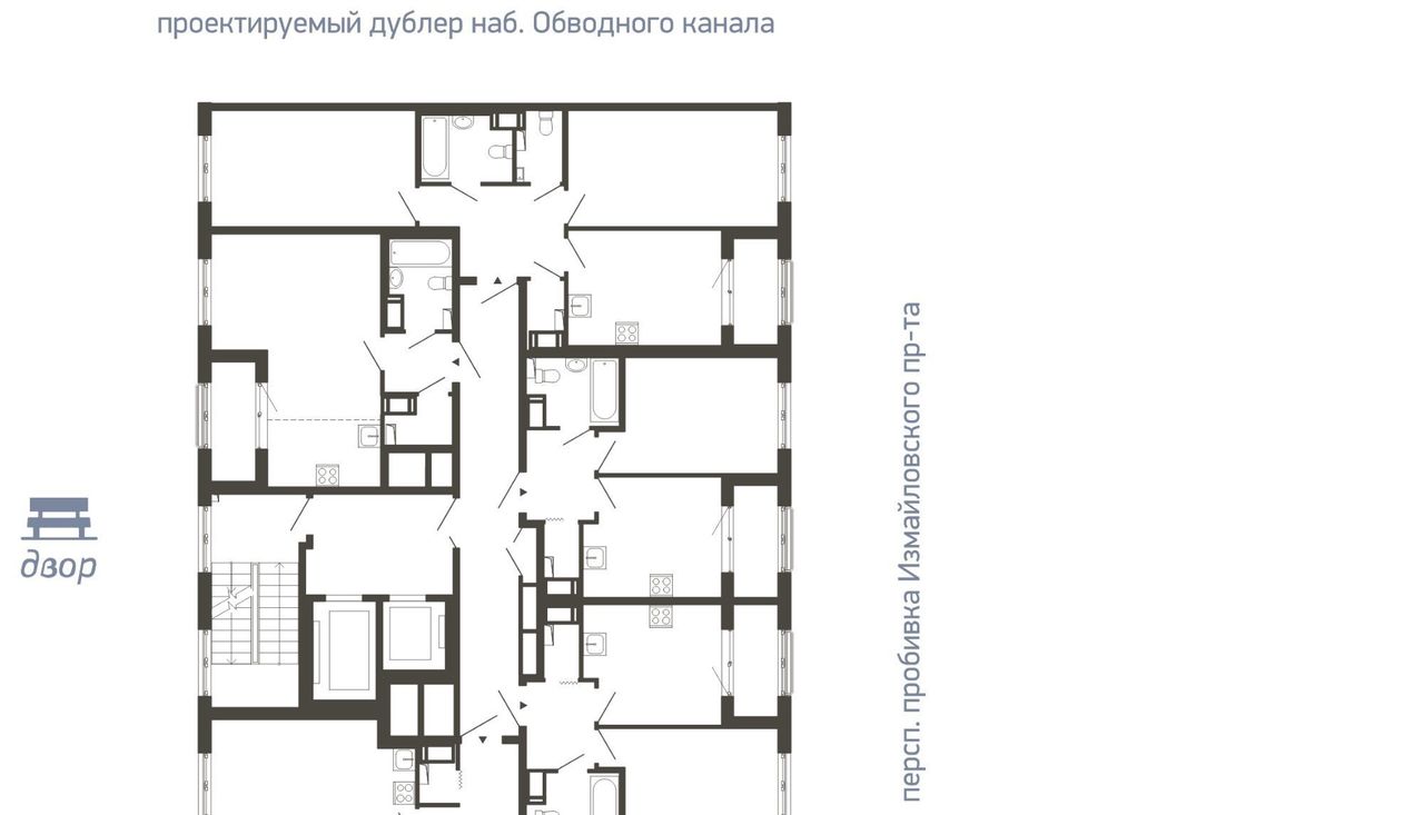 квартира г Санкт-Петербург метро Фрунзенская б-р Измайловский 9 фото 2